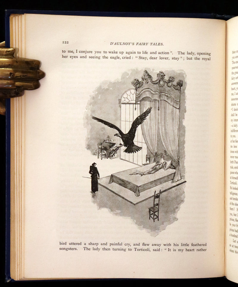 1902 Scarce Victorian Book - The Fairy Tales of Madame d'Aulnoy illustrated by Clinton Peters.