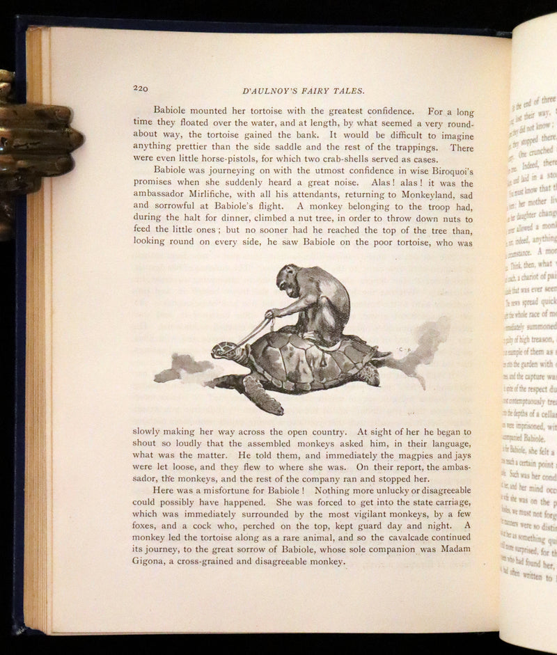 1902 Scarce Victorian Book - The Fairy Tales of Madame d'Aulnoy illustrated by Clinton Peters.