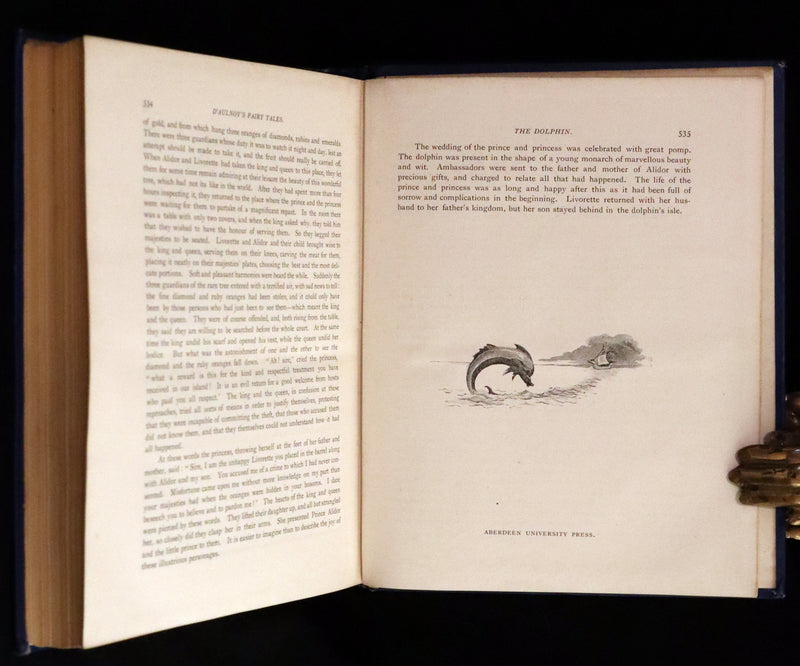 1902 Scarce Victorian Book - The Fairy Tales of Madame d'Aulnoy illustrated by Clinton Peters.