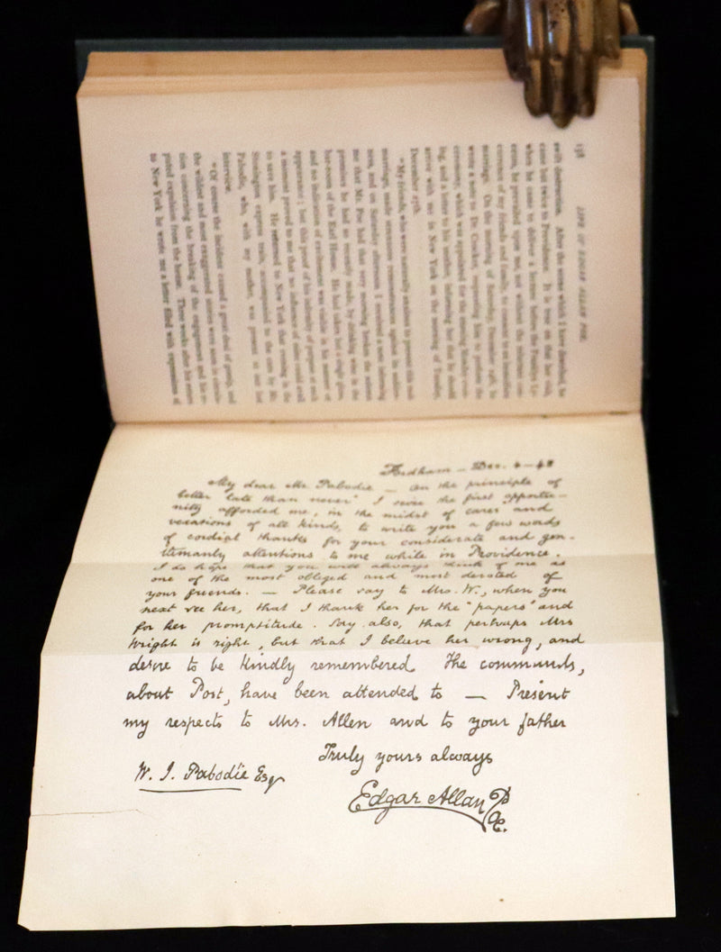 1896 Rare Fordham edition book set - The Works of Edgar Allan Poe. Illustrated. In six volumes.