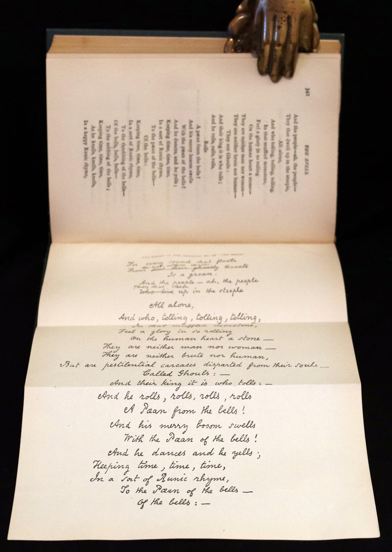 1896 Rare Fordham edition book set - The Works of Edgar Allan Poe. Illustrated. In six volumes.