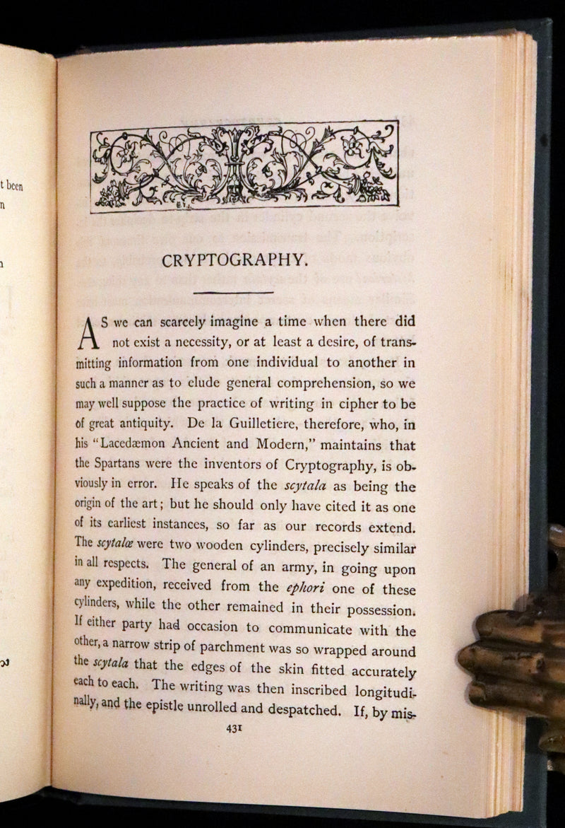 1896 Rare Fordham edition book set - The Works of Edgar Allan Poe. Illustrated. In six volumes.