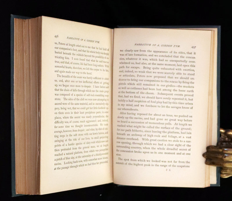 1896 Rare Fordham edition book set - The Works of Edgar Allan Poe. Illustrated. In six volumes.