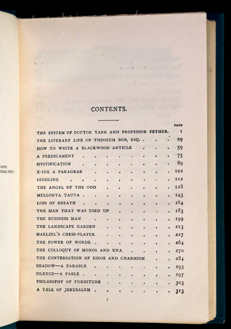 1896 Rare Fordham edition book set - The Works of Edgar Allan Poe. Illustrated. In six volumes.