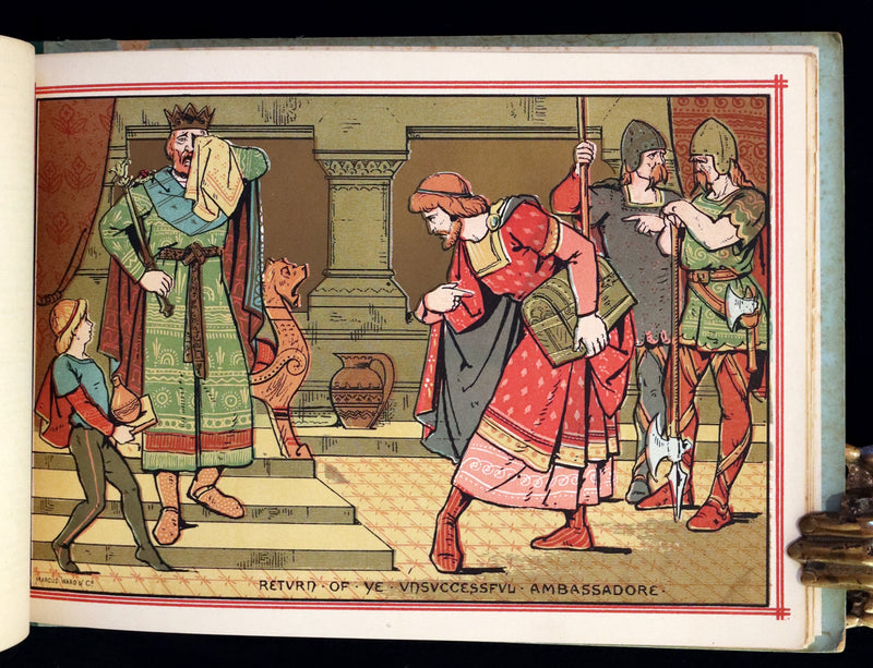 1870 Rare First Edition - The Royal Illuminated Book of Legends Narrated in Antient Ballad Form. Illustrated by Marcus Ward, Illuminator of the Queen.