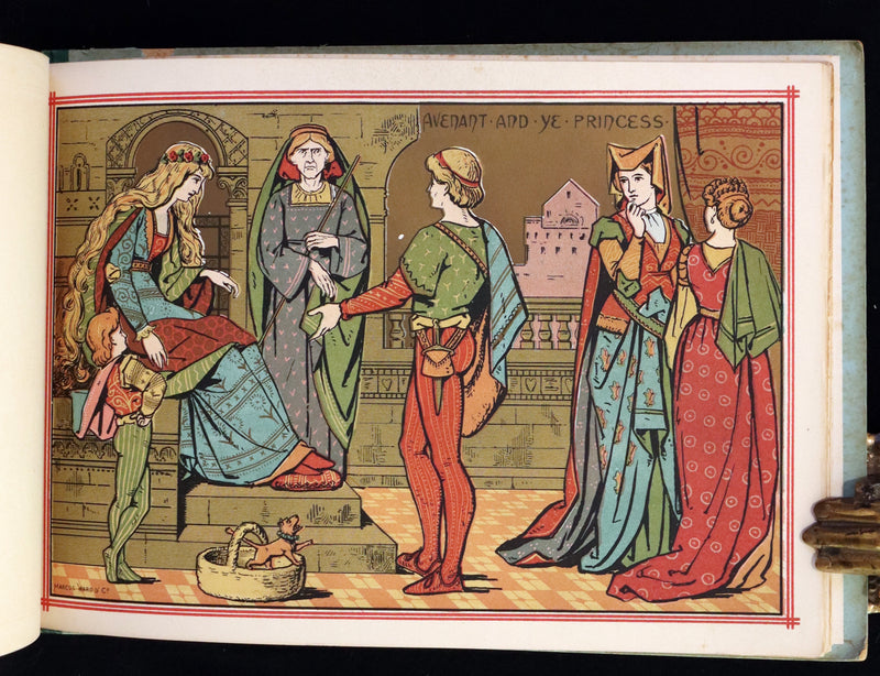 1870 Rare First Edition - The Royal Illuminated Book of Legends Narrated in Antient Ballad Form. Illustrated by Marcus Ward, Illuminator of the Queen.