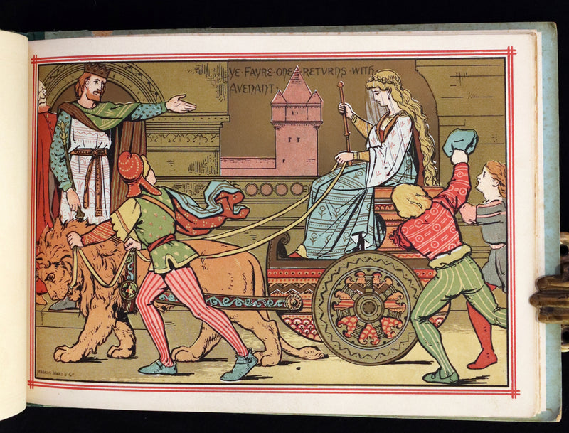 1870 Rare First Edition - The Royal Illuminated Book of Legends Narrated in Antient Ballad Form. Illustrated by Marcus Ward, Illuminator of the Queen.