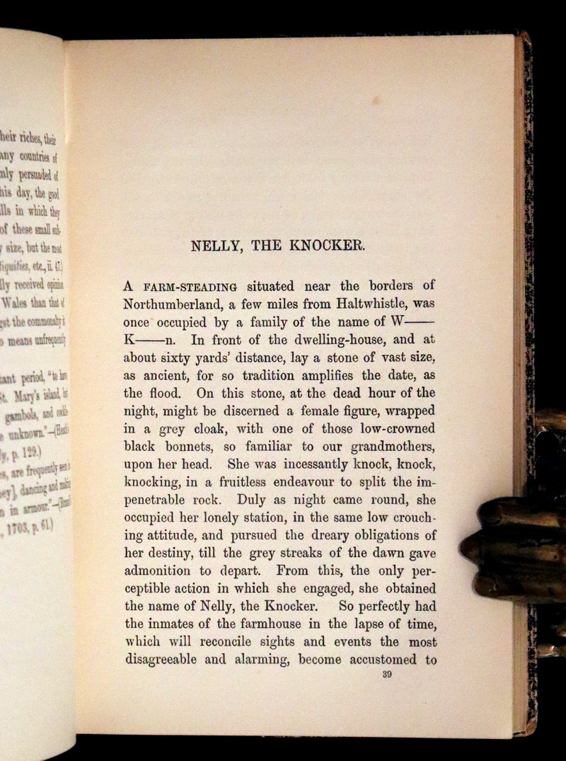 1890 Rare First Edition - England Folk-Lore and Legends with Dissertation on Fairies.