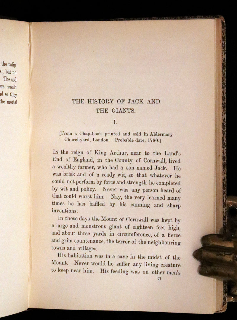 1890 Rare First Edition - England Folk-Lore and Legends with Dissertation on Fairies.