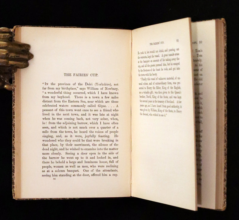 1890 Rare First Edition - England Folk-Lore and Legends with Dissertation on Fairies.