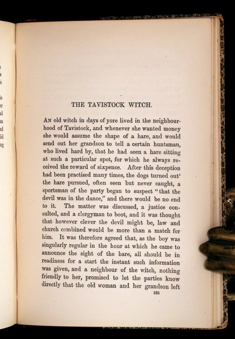 1890 Rare First Edition - England Folk-Lore and Legends with Dissertation on Fairies.