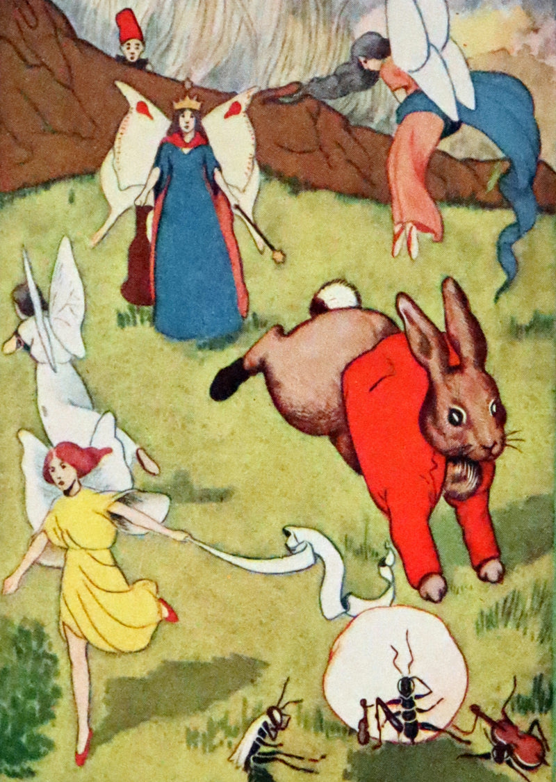 1921 Rare First Edition - PETER RABBIT AND THE FAIRIES by Alma & Richard Hudson.