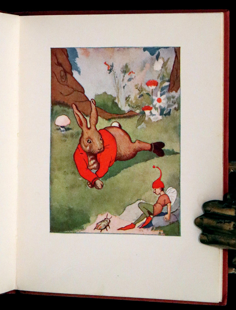 1921 Rare First Edition - PETER RABBIT AND THE FAIRIES by Alma & Richard Hudson.