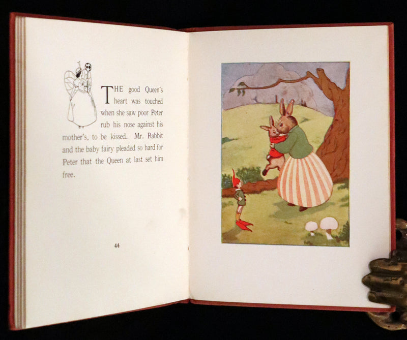1921 Rare First Edition - PETER RABBIT AND THE FAIRIES by Alma & Richard Hudson.