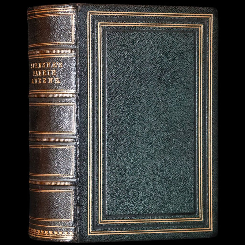 1865 Rare Book - The FAERIE QUEENE by Edmund Spenser, Illustrated by Edward Corbould.
