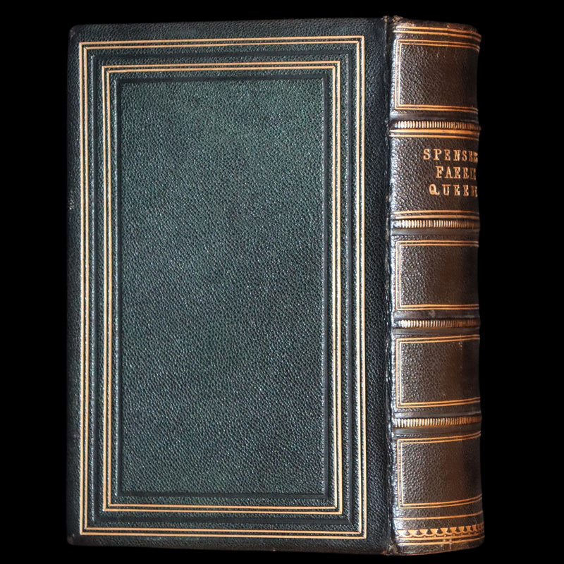 1865 Rare Book - The FAERIE QUEENE by Edmund Spenser, Illustrated by Edward Corbould.