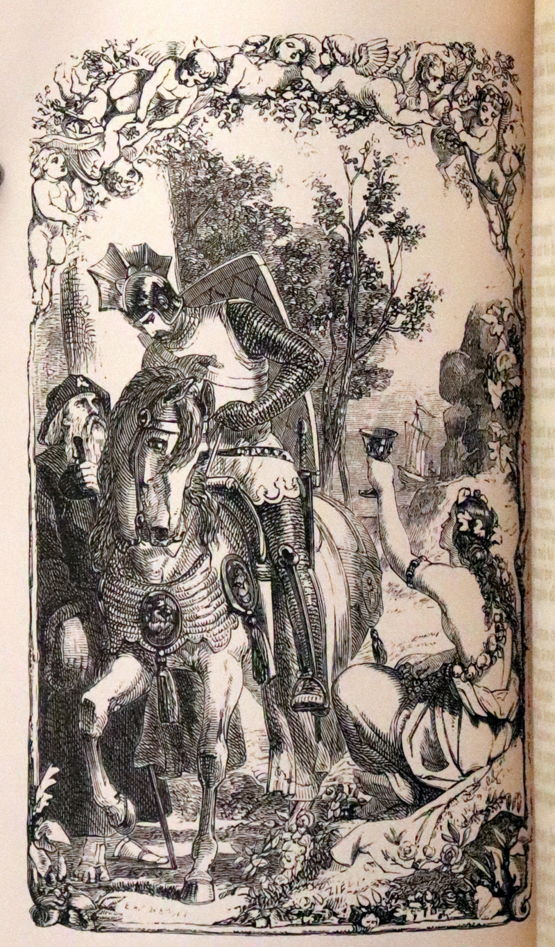 1865 Rare Book - The FAERIE QUEENE by Edmund Spenser, Illustrated by Edward Corbould.