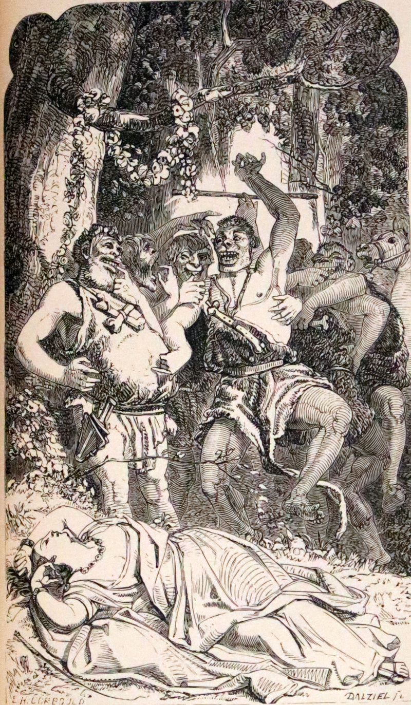 1865 Rare Book - The FAERIE QUEENE by Edmund Spenser, Illustrated by Edward Corbould.