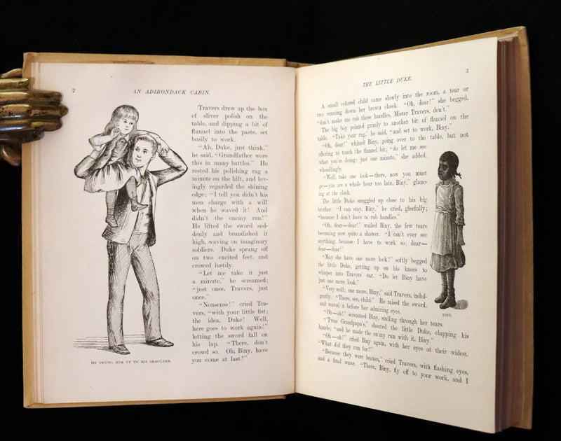 1890 Rare First Edition ~ An Adirondack Cabin: A Family Story by Margaret Sidney.
