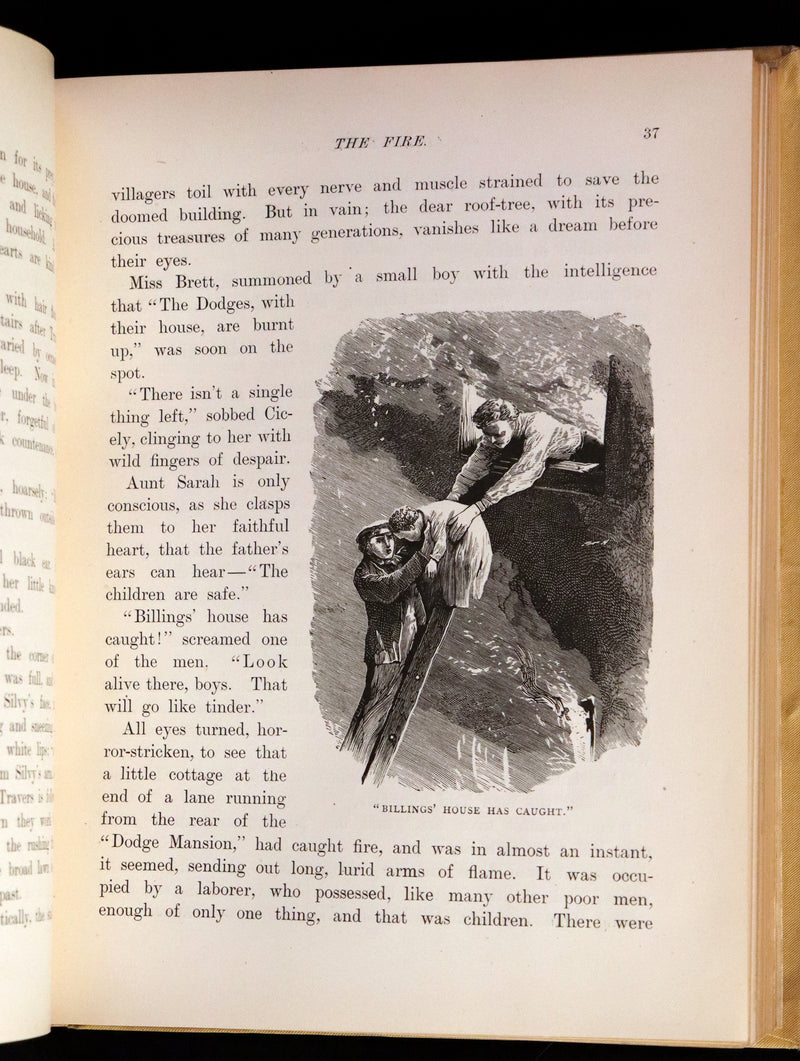 1890 Rare First Edition ~ An Adirondack Cabin: A Family Story by Margaret Sidney.