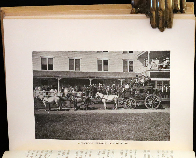 1890 Rare First Edition ~ An Adirondack Cabin: A Family Story by Margaret Sidney.
