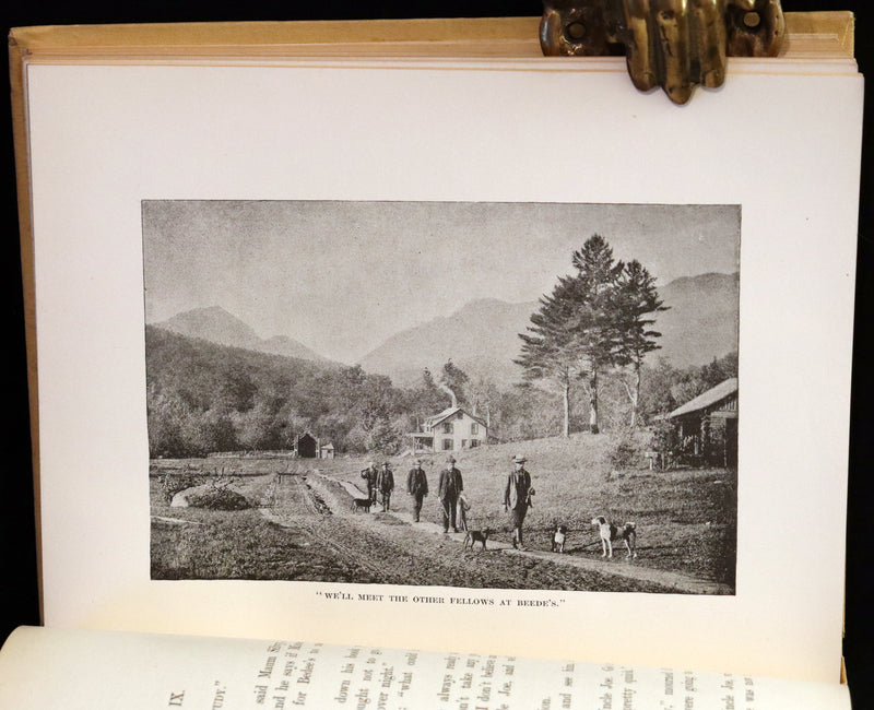 1890 Rare First Edition ~ An Adirondack Cabin: A Family Story by Margaret Sidney.