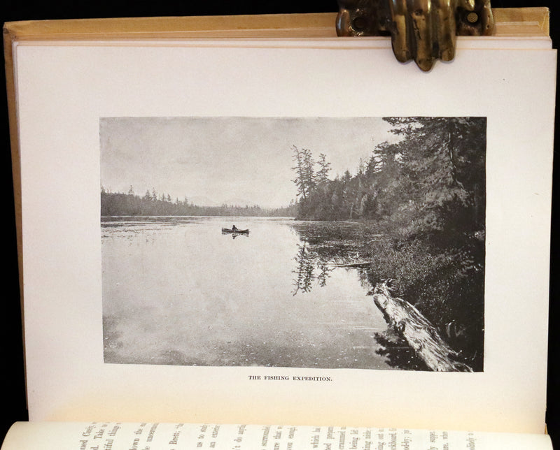 1890 Rare First Edition ~ An Adirondack Cabin: A Family Story by Margaret Sidney.