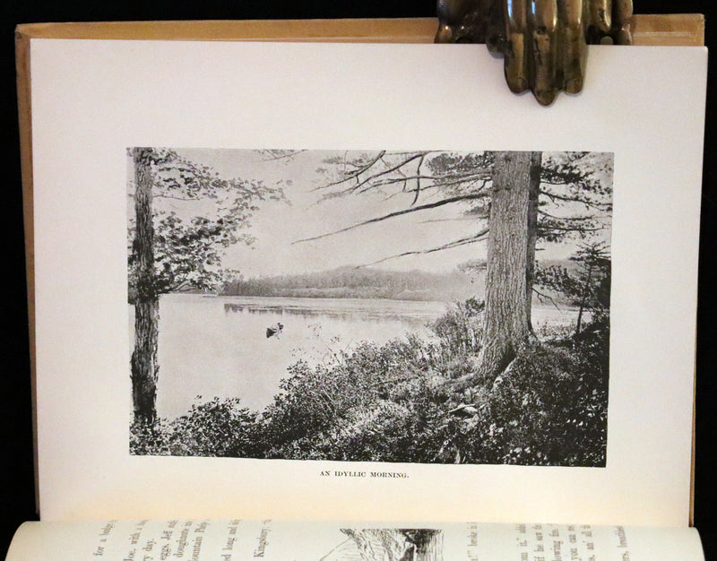 1890 Rare First Edition ~ An Adirondack Cabin: A Family Story by Margaret Sidney.