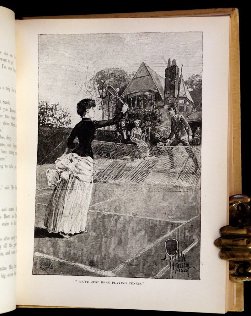 1890 Rare First Edition ~ An Adirondack Cabin: A Family Story by Margaret Sidney.