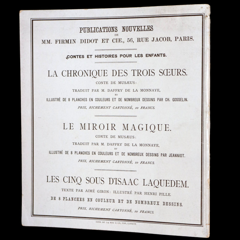 1890 Scarce French First Edition - Desires, Dances & Disappointments illustrated by the Casella Sisters.