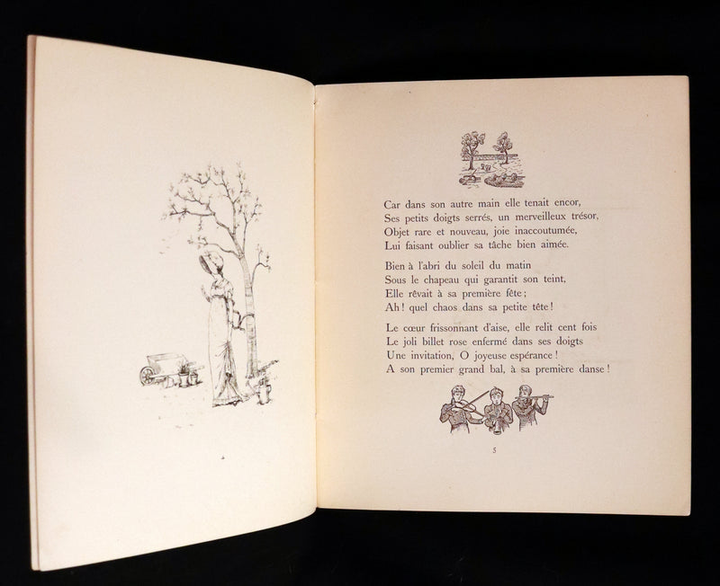 1890 Scarce French First Edition - Desires, Dances & Disappointments illustrated by the Casella Sisters.