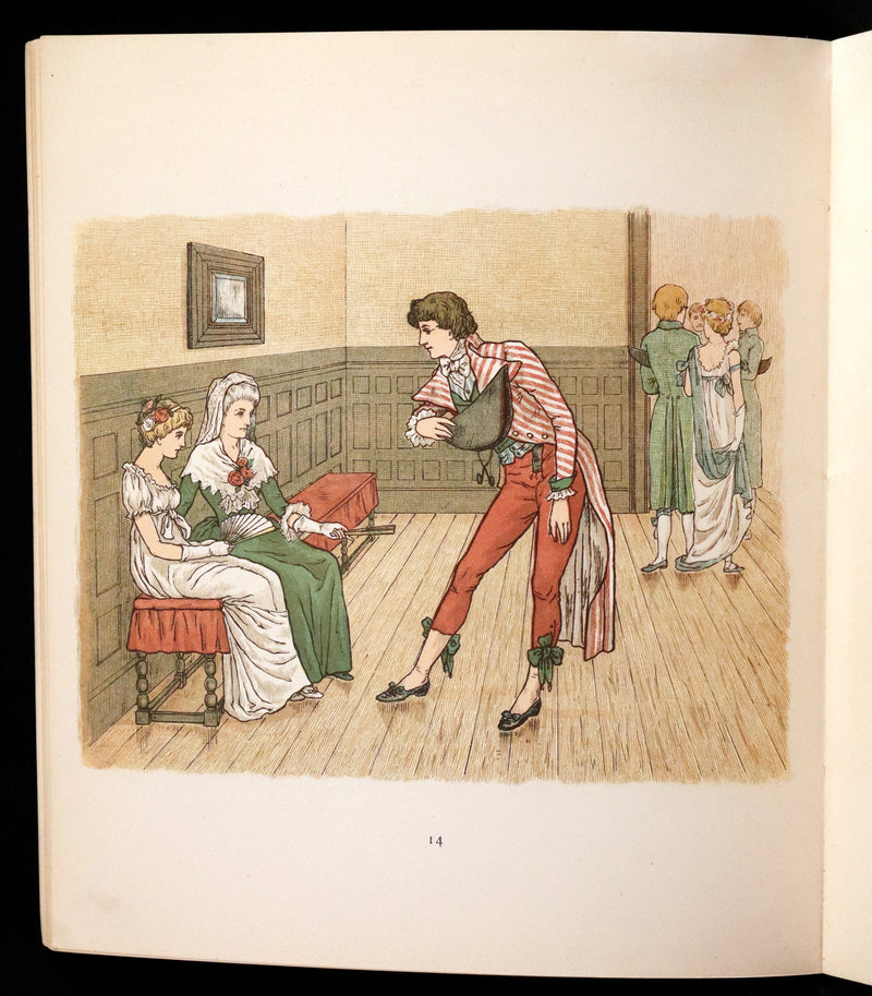 1890 Scarce French First Edition - Desires, Dances & Disappointments illustrated by the Casella Sisters.
