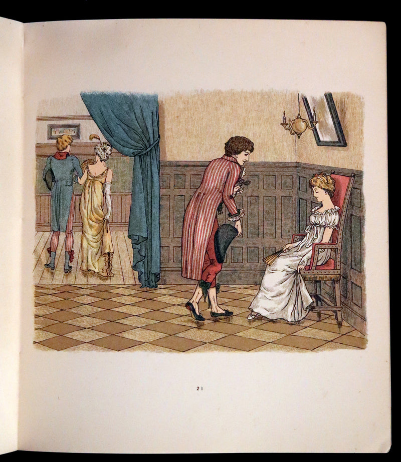 1890 Scarce French First Edition - Desires, Dances & Disappointments illustrated by the Casella Sisters.