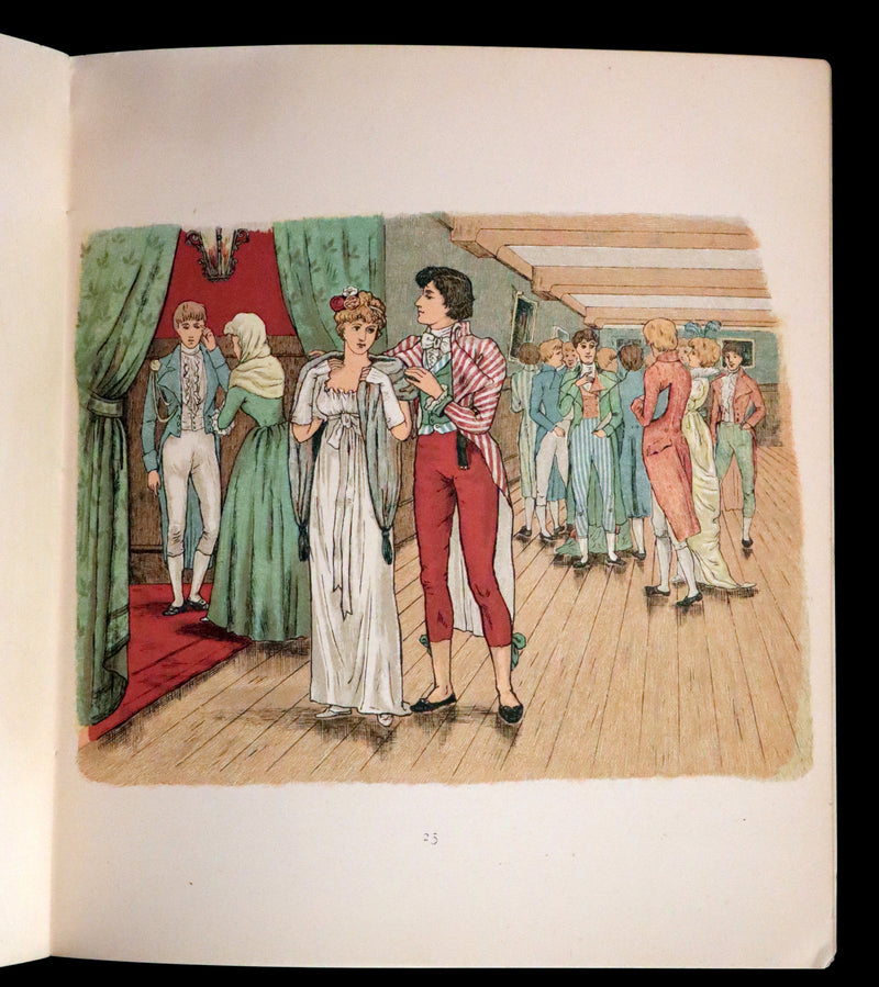 1890 Scarce French First Edition - Desires, Dances & Disappointments illustrated by the Casella Sisters.
