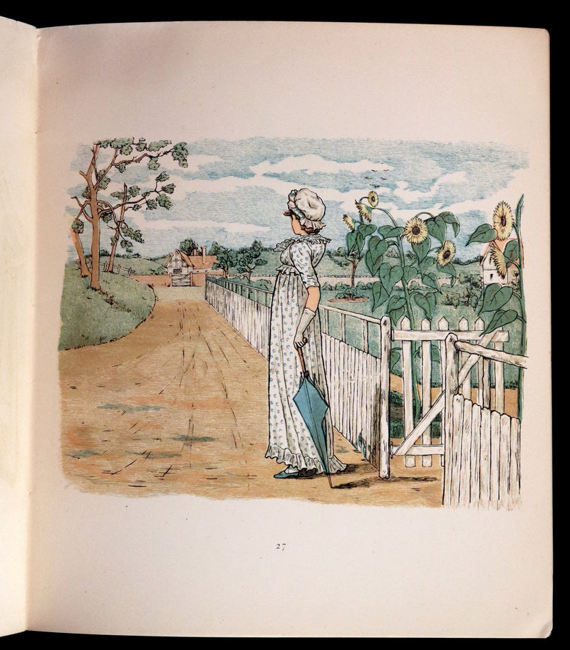1890 Scarce French First Edition - Desires, Dances & Disappointments illustrated by the Casella Sisters.
