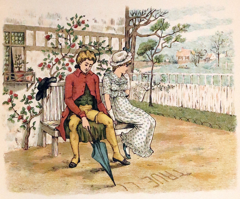 1890 Scarce French First Edition - Desires, Dances & Disappointments illustrated by the Casella Sisters.