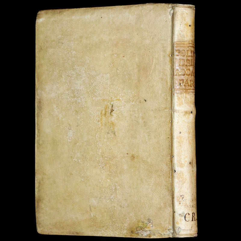 1552 Scarce Italian Vellum Book - Polybius, On the Formation of the Roman Military Camps. Polibio, Del Modo d'Accampare.