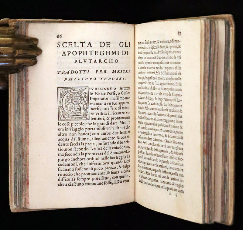 1552 Scarce Italian Vellum Book - Polybius, On the Formation of the Roman Military Camps. Polibio, Del Modo d'Accampare.