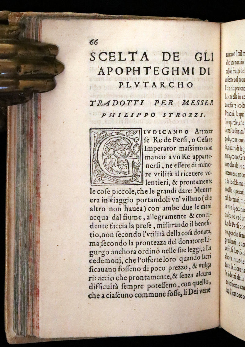 1552 Scarce Italian Vellum Book - Polybius, On the Formation of the Roman Military Camps. Polibio, Del Modo d'Accampare.
