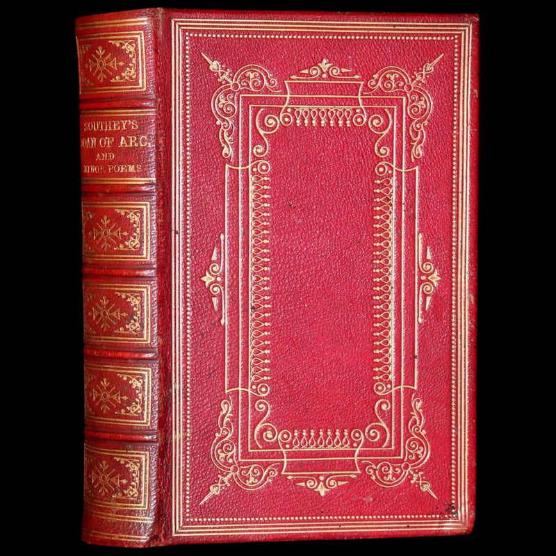 1857 Rare Victorian Book - JOAN OF ARC and Poems by Robert Southey Illustrated by John Gilbert.