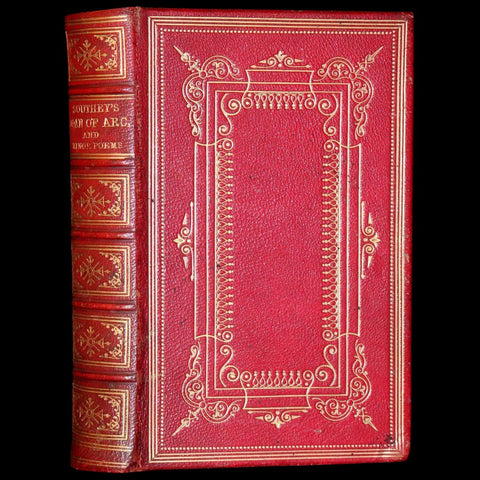 1857 Rare Victorian Book - JOAN OF ARC and Poems by Robert Southey Illustrated by John Gilbert.