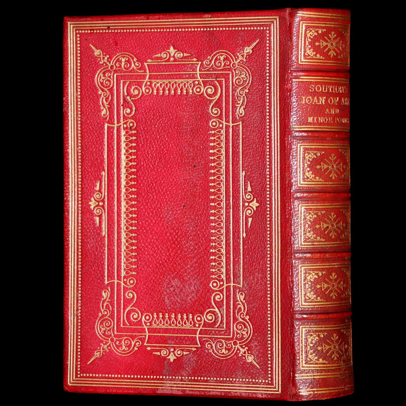 1857 Rare Victorian Book - JOAN OF ARC and Poems by Robert Southey Illustrated by John Gilbert.