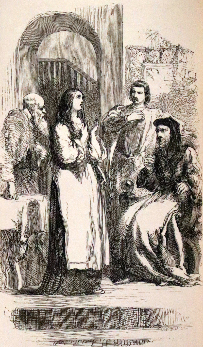 1857 Rare Victorian Book - JOAN OF ARC and Poems by Robert Southey Illustrated by John Gilbert.