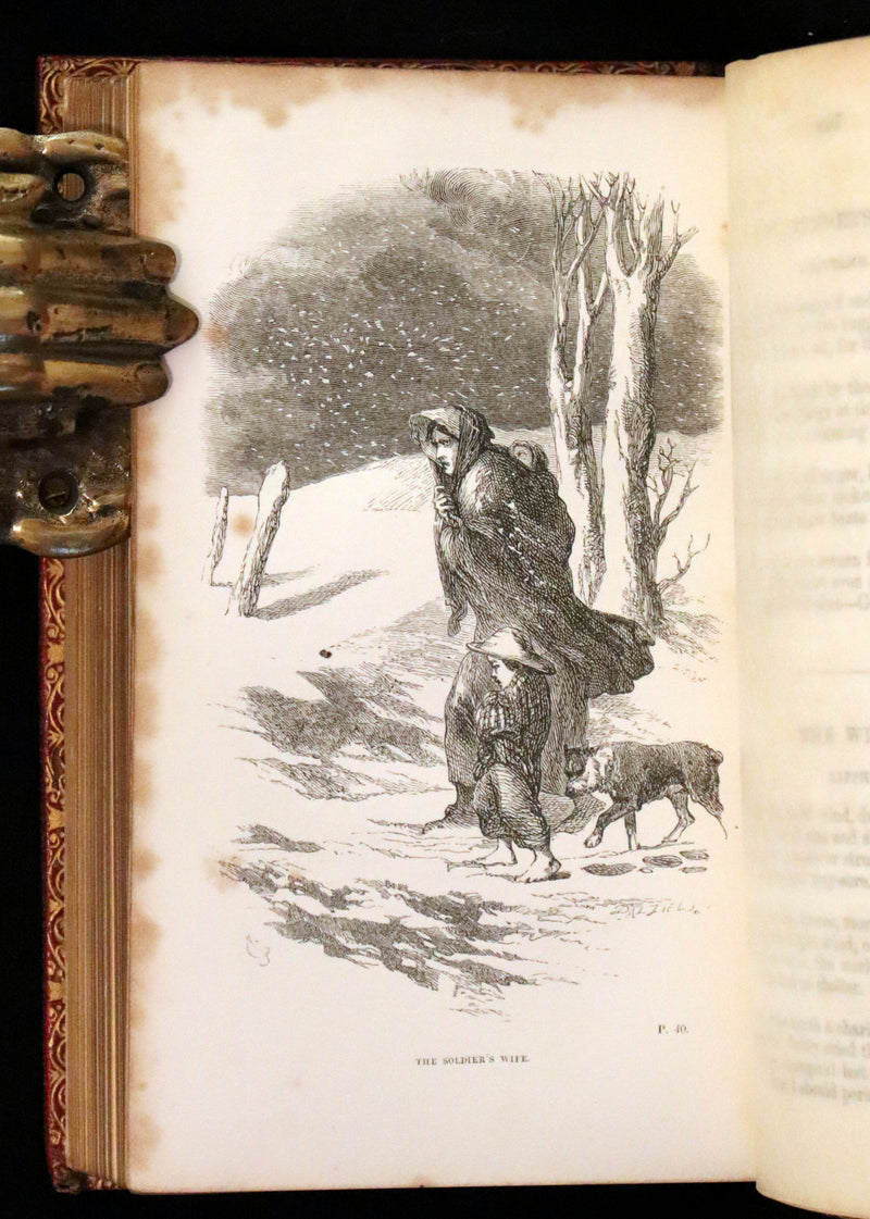 1857 Rare Victorian Book - JOAN OF ARC and Poems by Robert Southey Illustrated by John Gilbert.