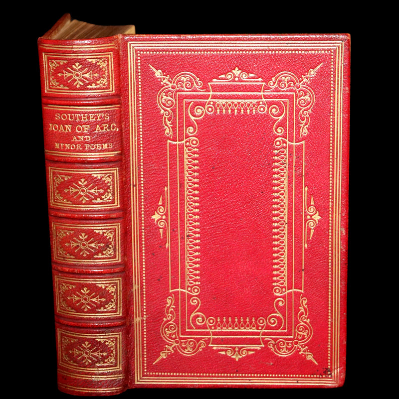 1857 Rare Victorian Book - JOAN OF ARC and Poems by Robert Southey Illustrated by John Gilbert.