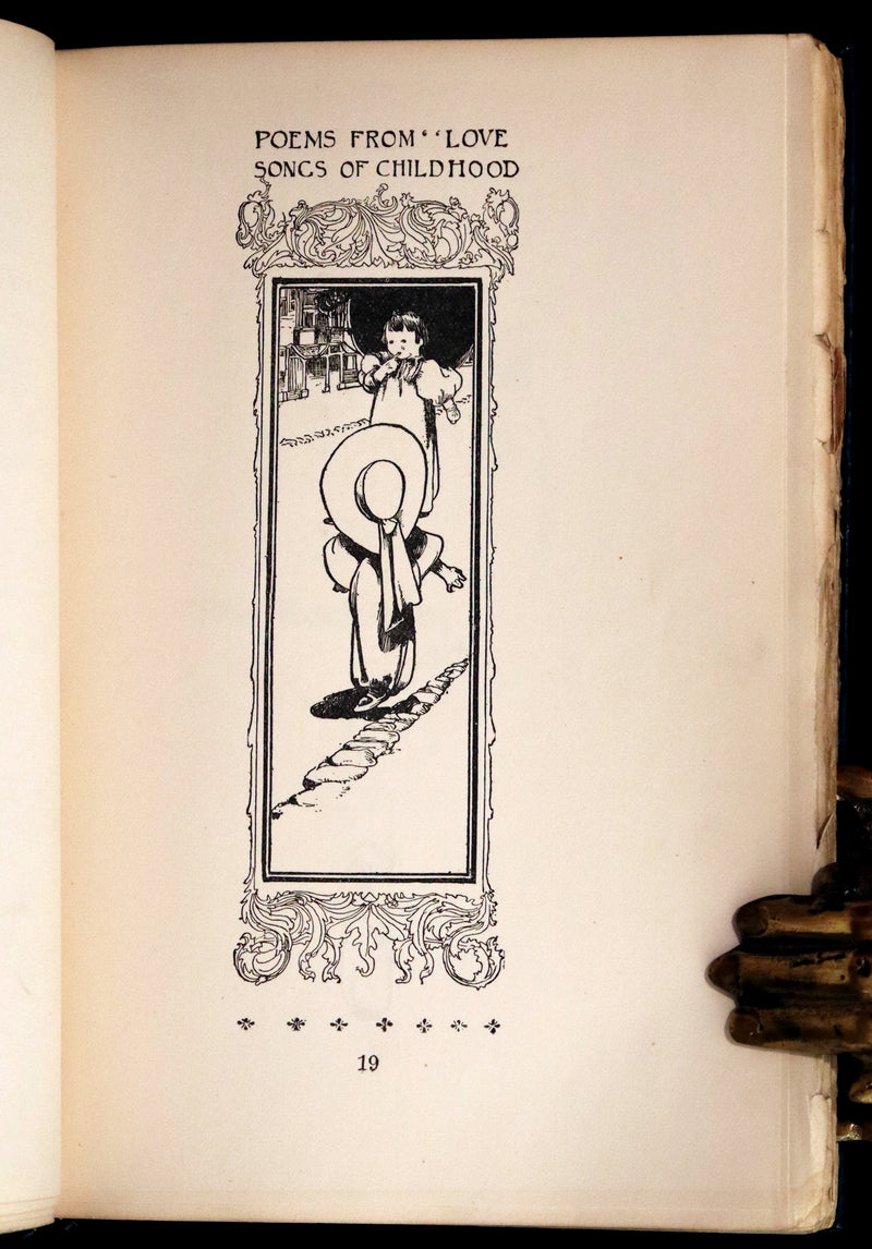 1897 Rare First Edition - Lullaby-Land. Songs of Childhood by Eugene Field Illustrated by Charles Robinson.