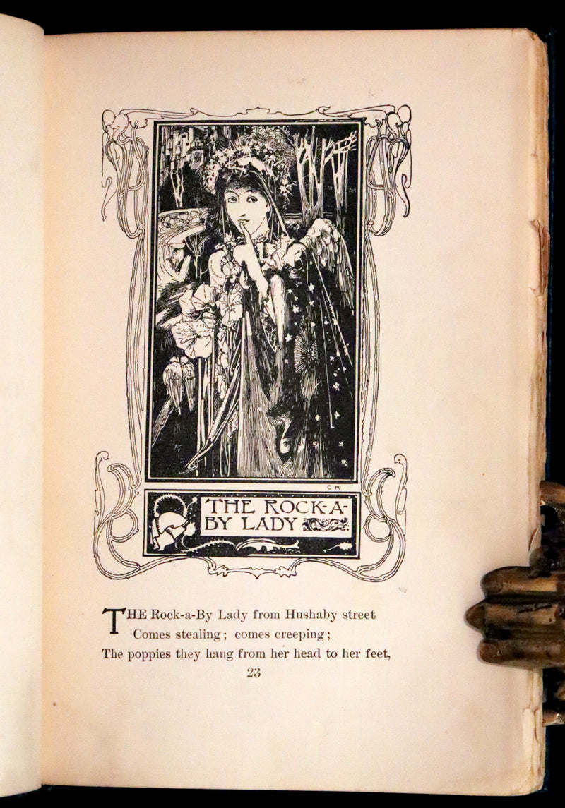1897 Rare First Edition - Lullaby-Land. Songs of Childhood by Eugene Field Illustrated by Charles Robinson.
