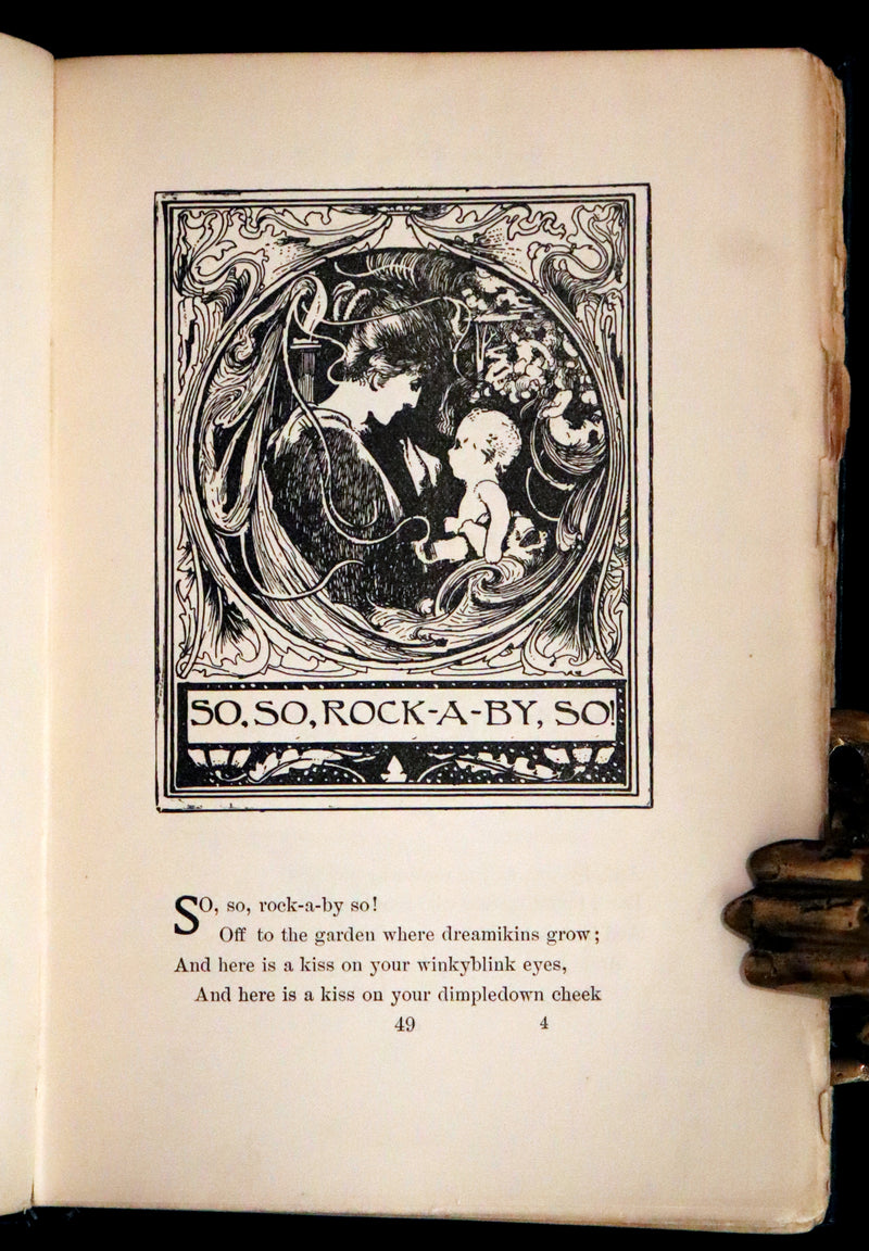 1897 Rare First Edition - Lullaby-Land. Songs of Childhood by Eugene Field Illustrated by Charles Robinson.
