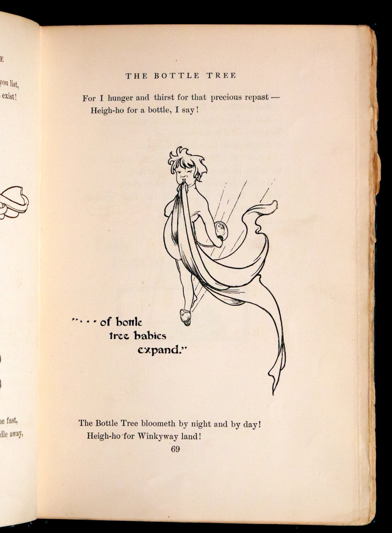 1897 Rare First Edition - Lullaby-Land. Songs of Childhood by Eugene Field Illustrated by Charles Robinson.