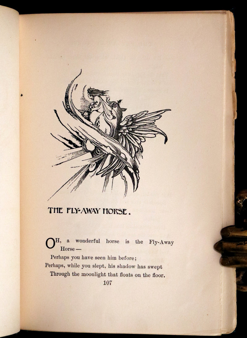 1897 Rare First Edition - Lullaby-Land. Songs of Childhood by Eugene Field Illustrated by Charles Robinson.